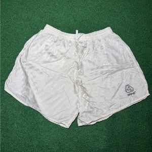 Vintage Brine Soccer Football Checkered Futbol 80s 90s White Large 6” Shorts